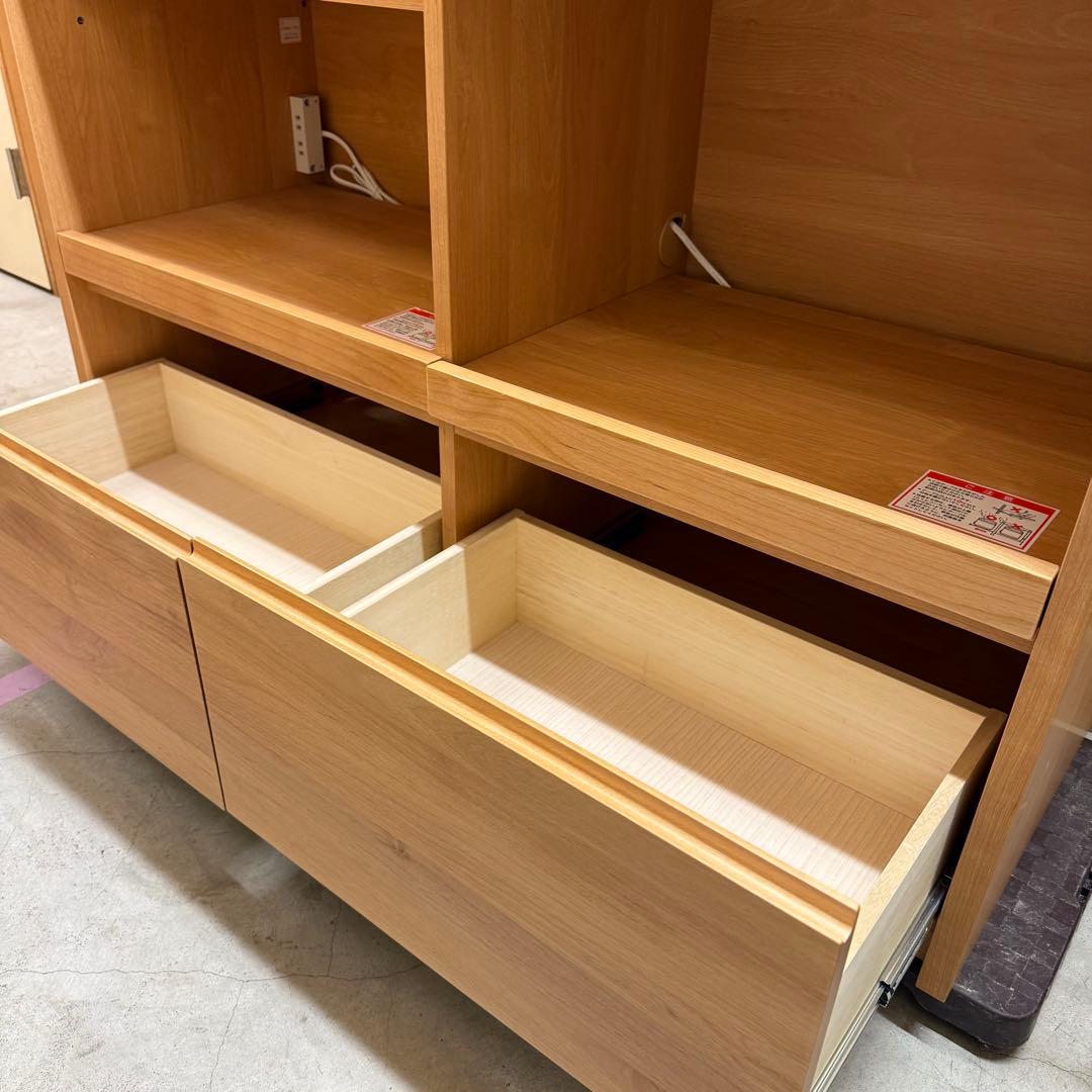 ディノス　堀田木工所　木製キッチンカウンター レンジ台