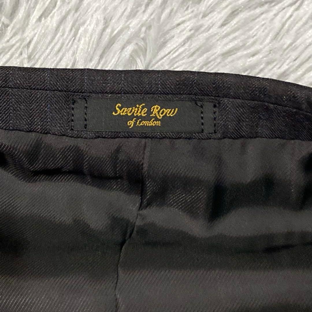 Savile Row サヴィルロウ スーツ グレー ストライプ BE7 ウール