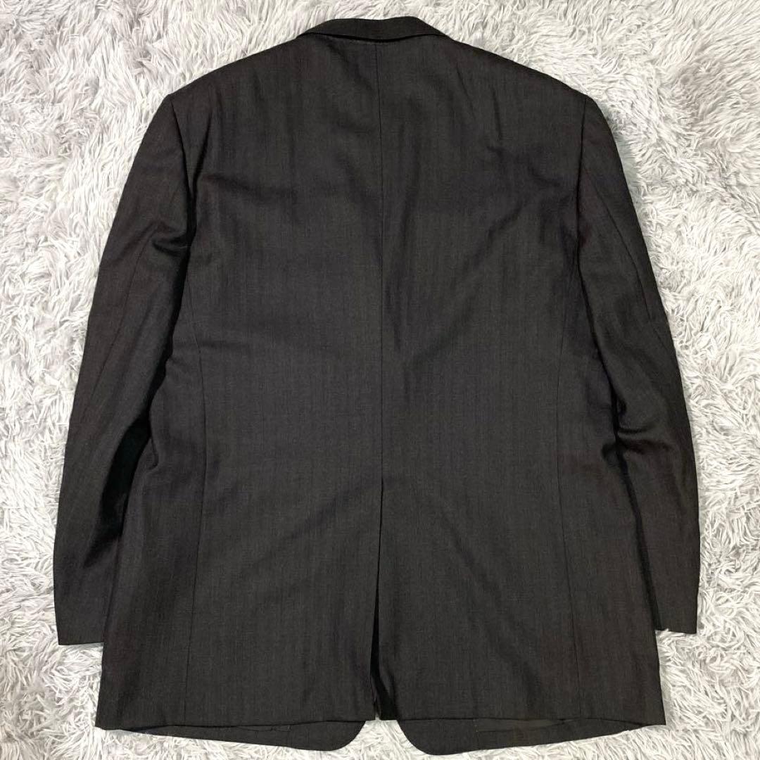 Savile Row サヴィルロウ スーツ グレー ストライプ BE7 ウール