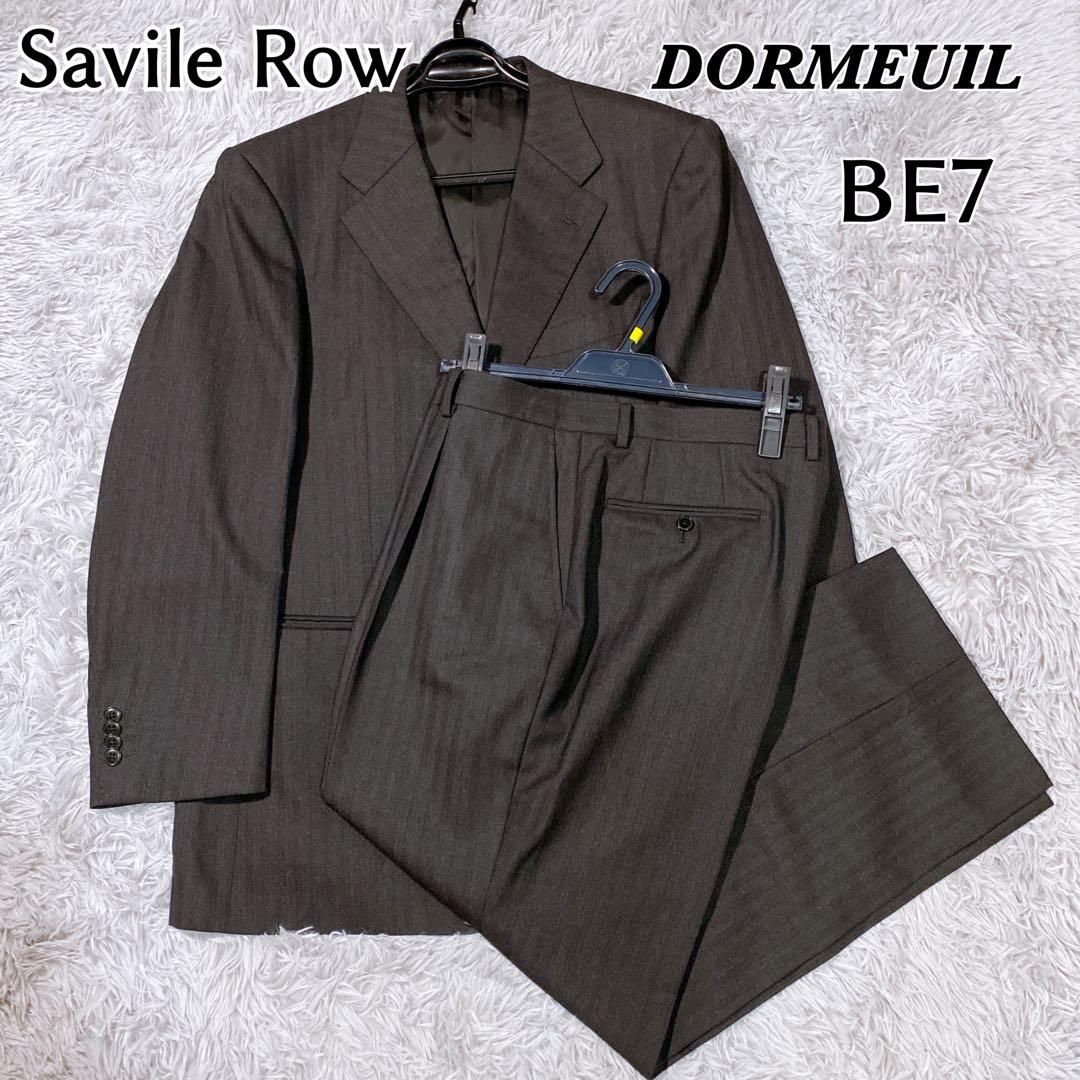 Savile Row サヴィルロウ スーツ グレー ストライプ BE7 ウール