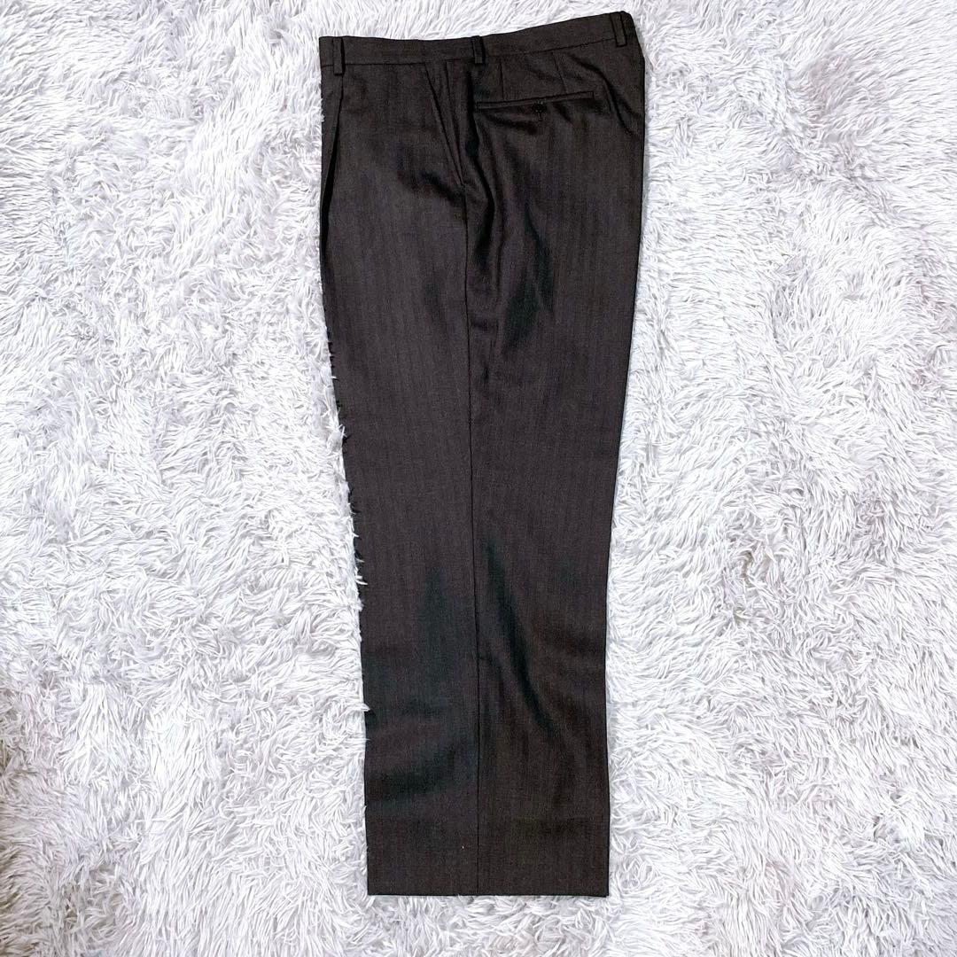 Savile Row サヴィルロウ スーツ グレー ストライプ BE7 ウール