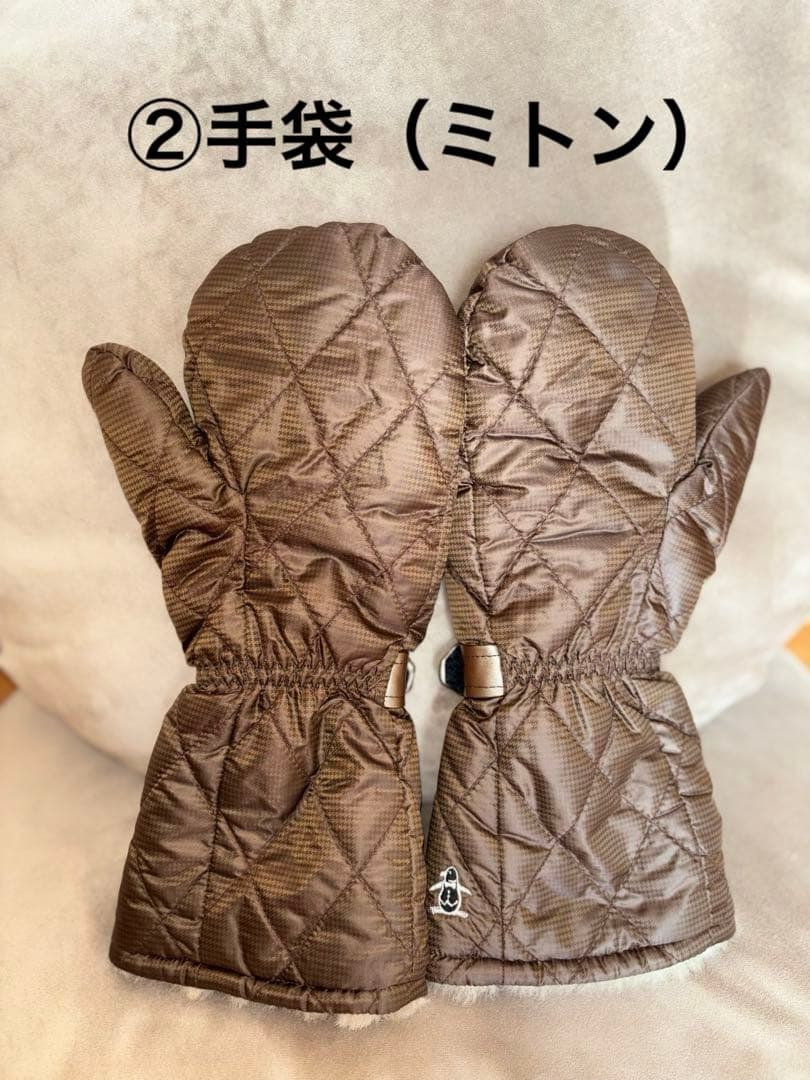 【マンシングウェア】冬ゴルフ小物3点セット