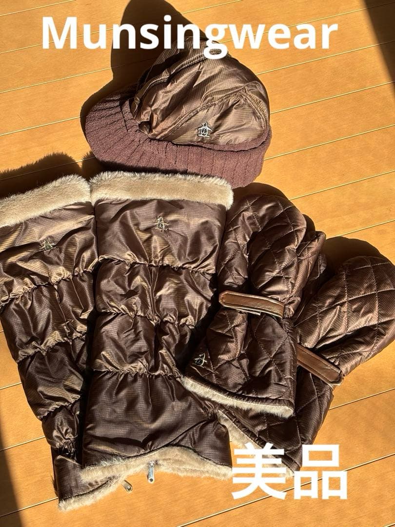 【マンシングウェア】冬ゴルフ小物3点セット