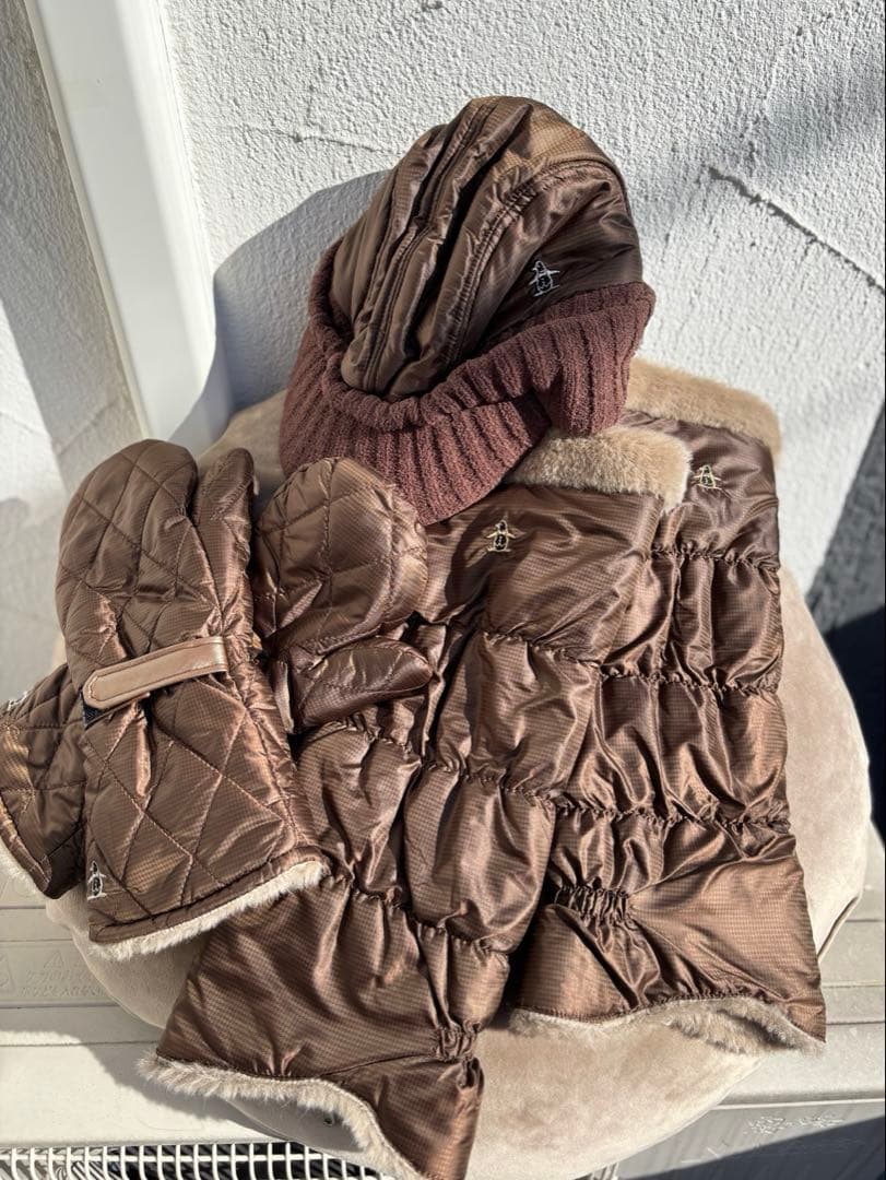 【マンシングウェア】冬ゴルフ小物3点セット