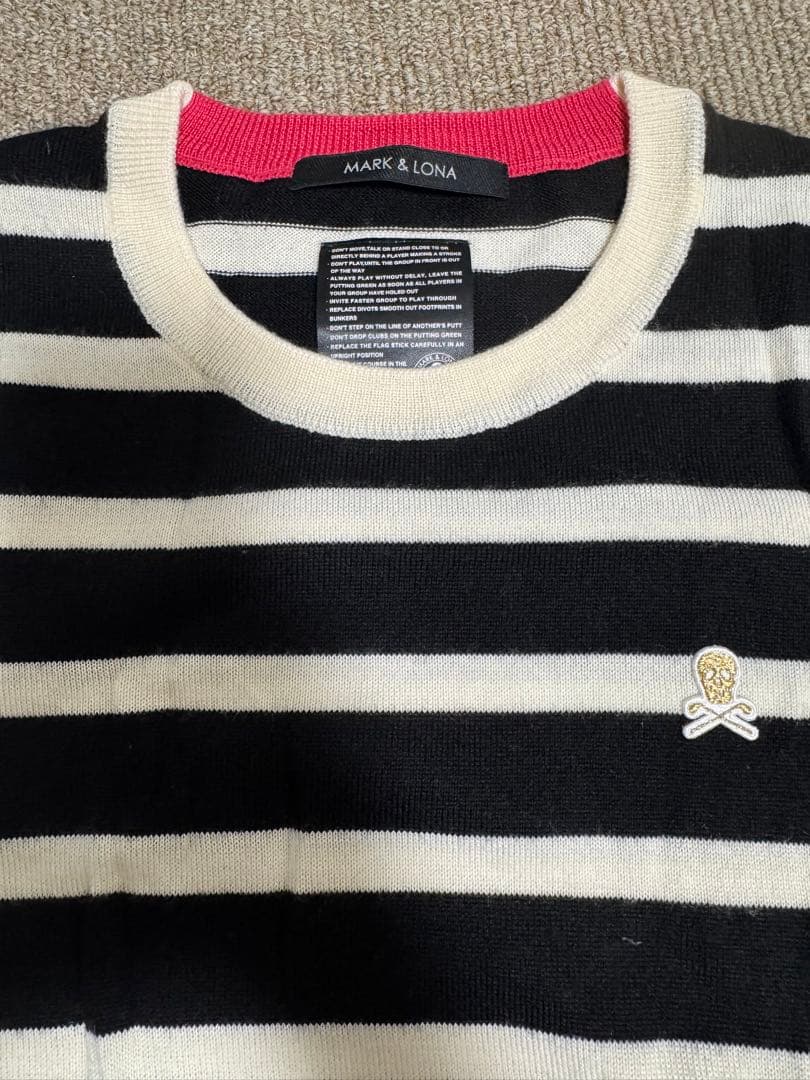 MARK & LONA ストライプニットスカートセット ボーダーマークアンドロナ
