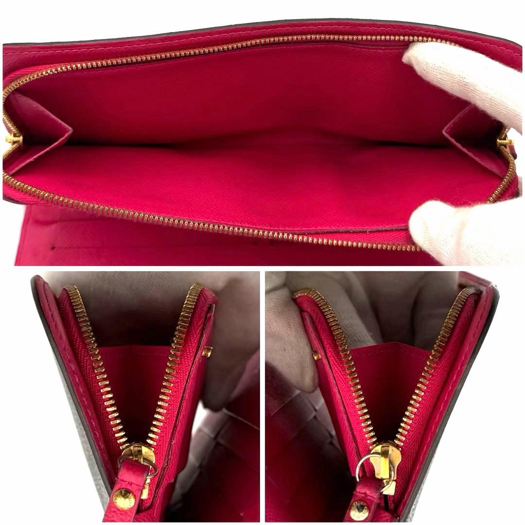 ルイヴィトン モノグラム ポルトフォイユアンソリット 長財布 ブラウン 茶