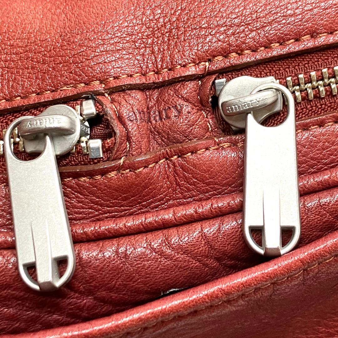 aniary　アニアリ　ボストンバッグ　２way　ショルダー　レザー