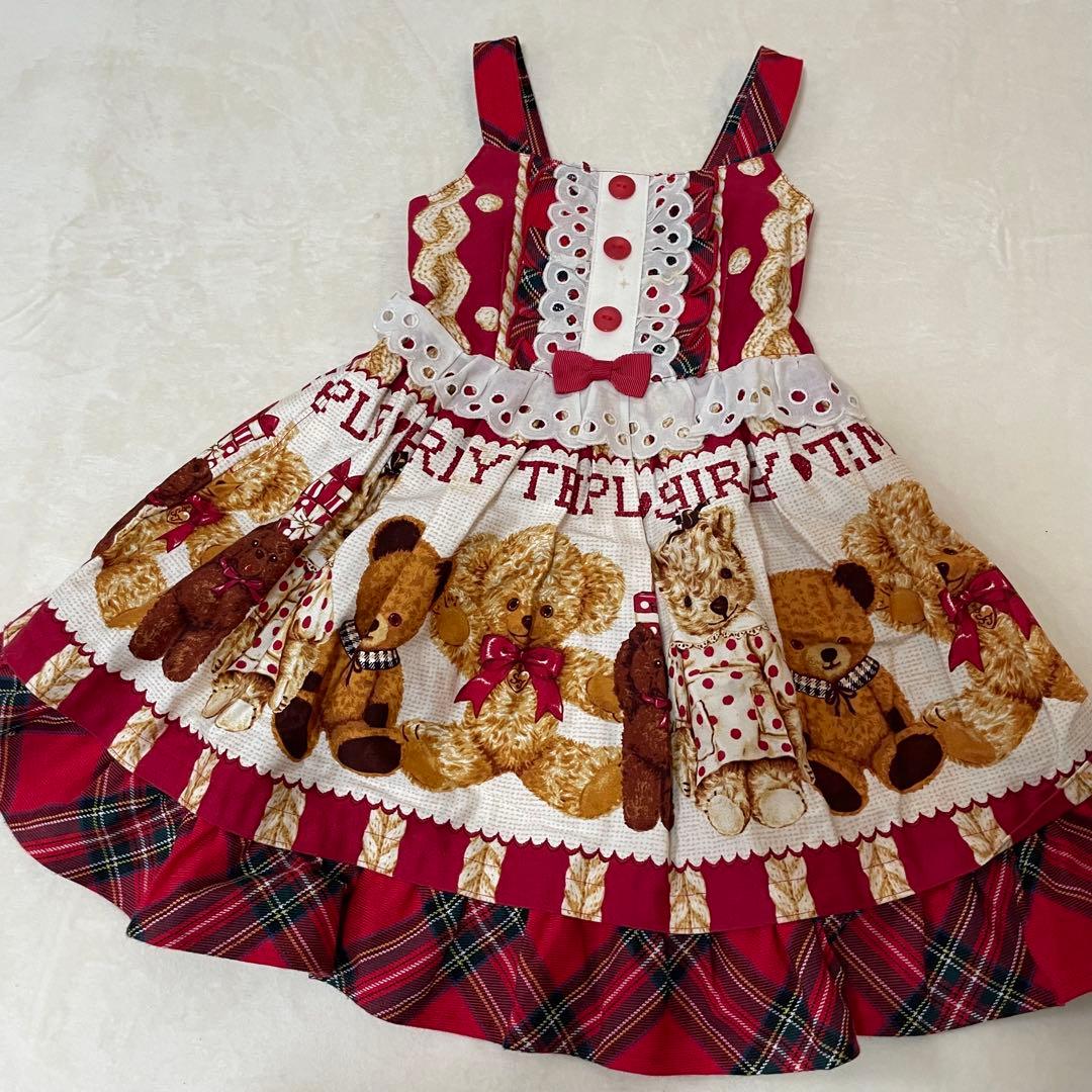 Shirley Temple テディベア ワンピース