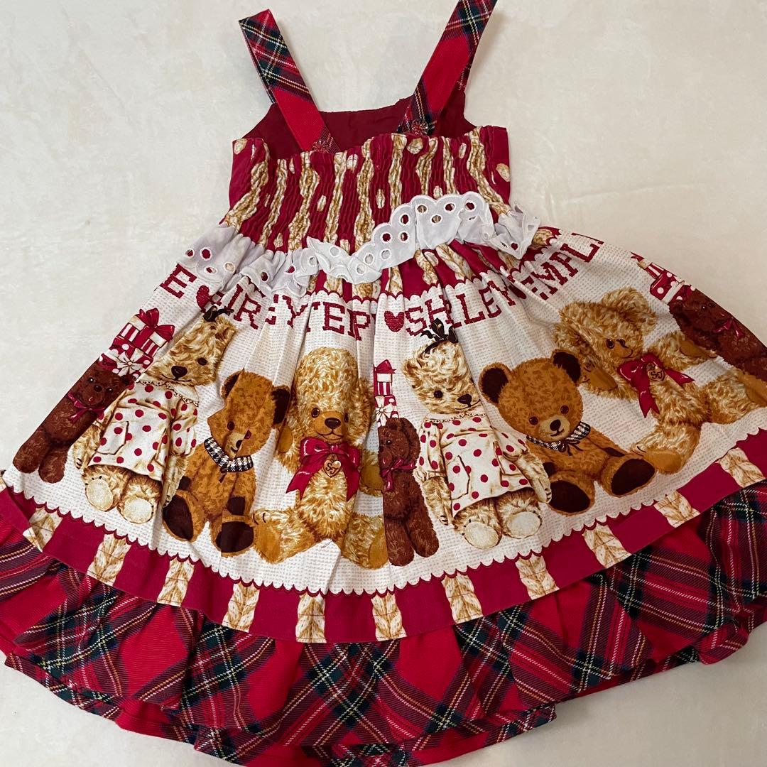 Shirley Temple テディベア ワンピース