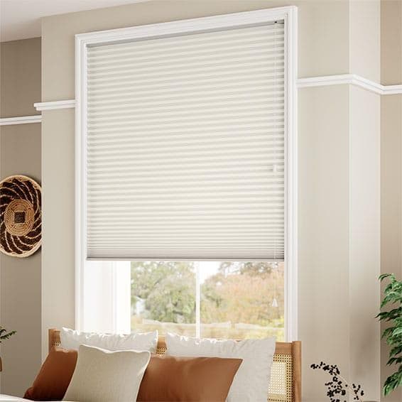 遮光ダブルサーマルハニカム　アイボリー シェード