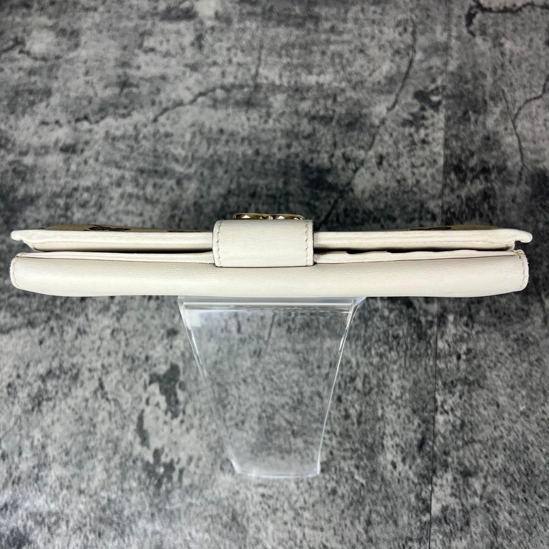 GUCCI GGキャンバス ラブリーハート 長財布 Wホック