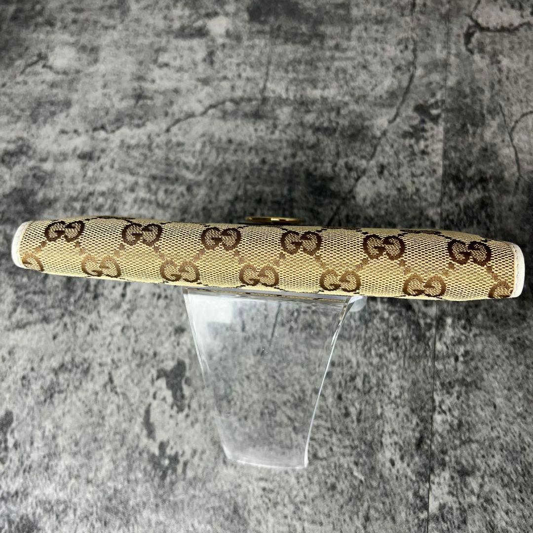 GUCCI GGキャンバス ラブリーハート 長財布 Wホック