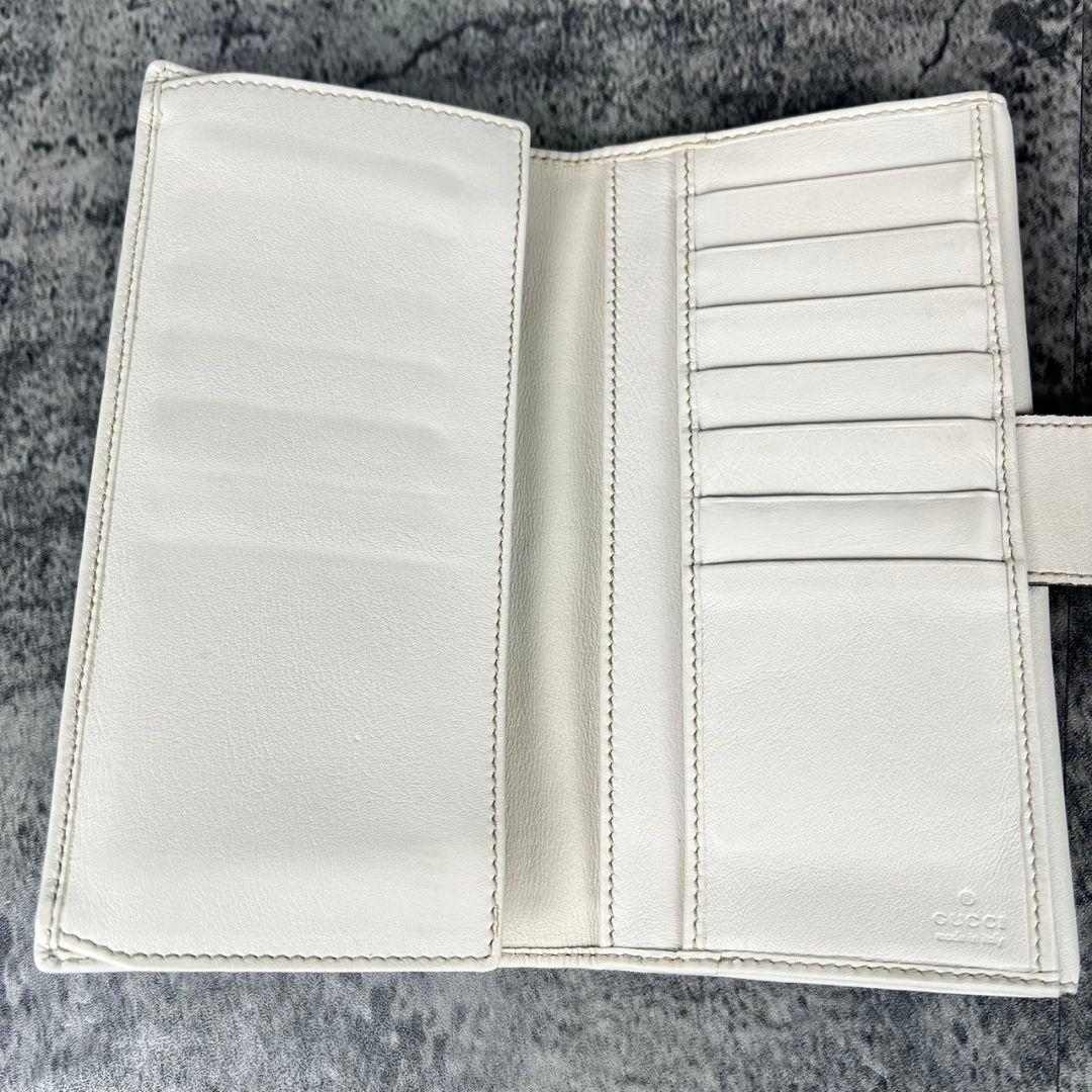 GUCCI GGキャンバス ラブリーハート 長財布 Wホック