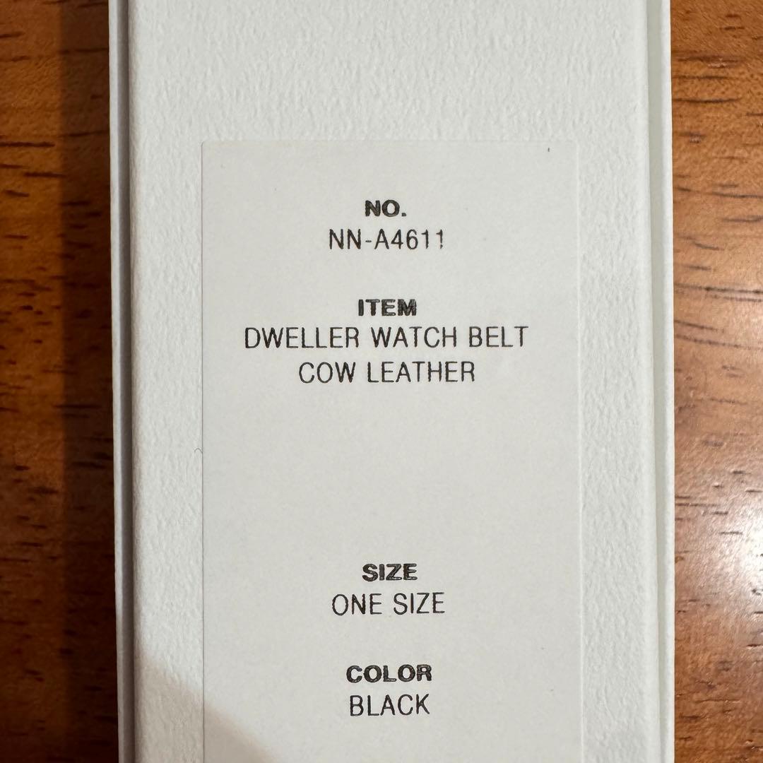 時計 nonnative DWELLER WATCH BELT COW LEATHER