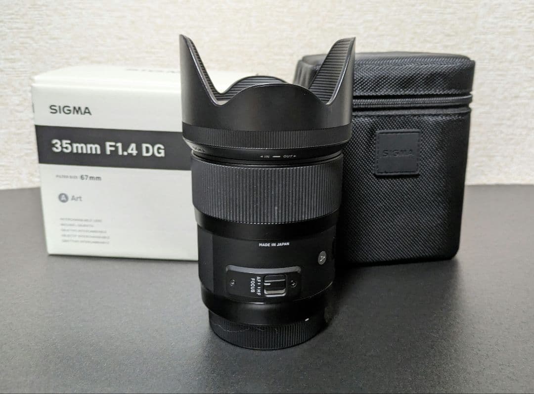 SIGMA 35mm F1.4 DG 単焦点レンズCanon EFマウント/箱付