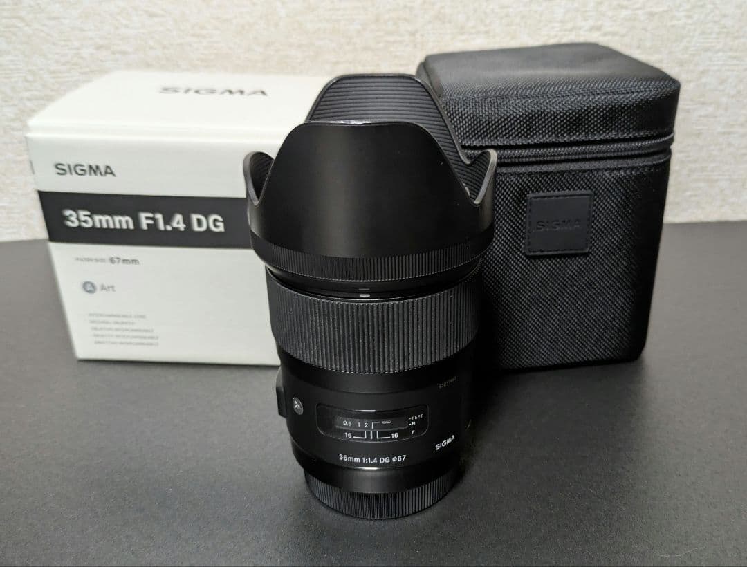 SIGMA 35mm F1.4 DG 単焦点レンズCanon EFマウント/箱付