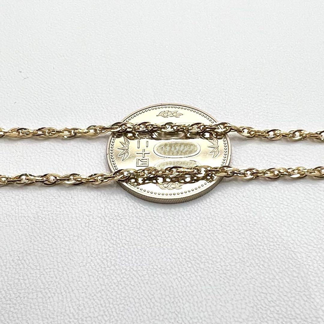 K18 ネックレス　幅2.5㎜　59cm 10.02 g ジュエリーマキ印