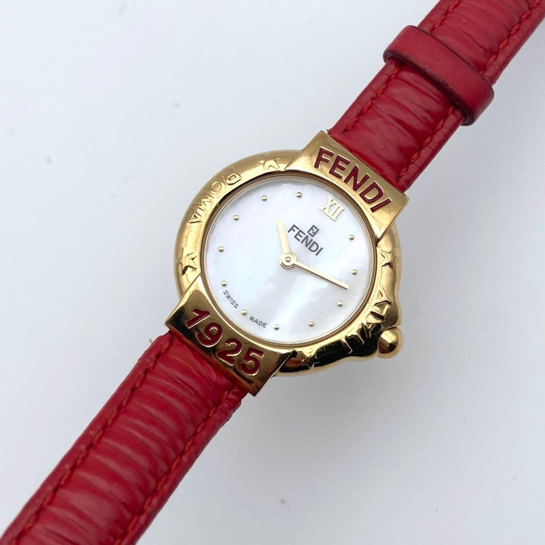 【稼働品】FENDI クォーツ ゴールド 腕時計￼￼￼ 430L 新品電池