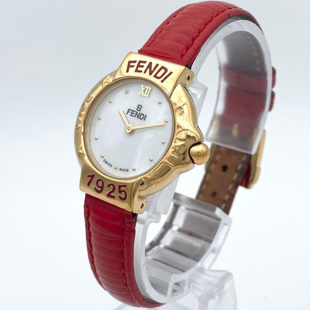 【稼働品】FENDI クォーツ ゴールド 腕時計￼￼￼ 430L 新品電池