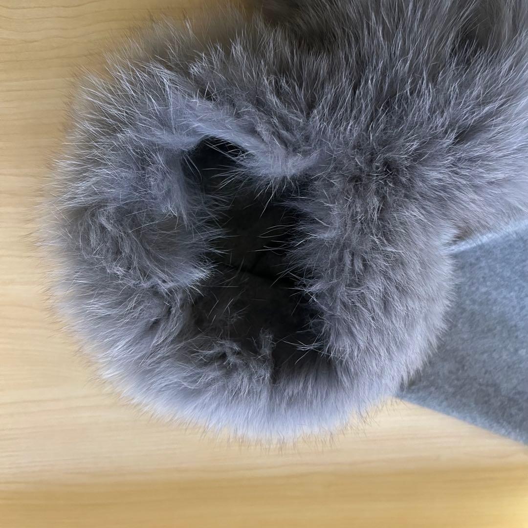 ダーマコレクション　ポンチョ　ケープコート　カシミヤ100%