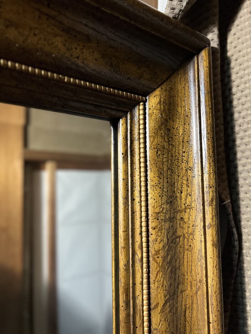 山*介様 オランダ製ミラー　重いですが壁掛けにもなるようになっています