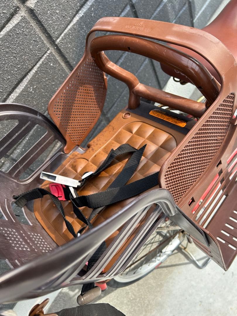 【子ども乗せ・点検済】３人乗り鍵付き自転車 ２６インチ　変速ギア　後輪　新品