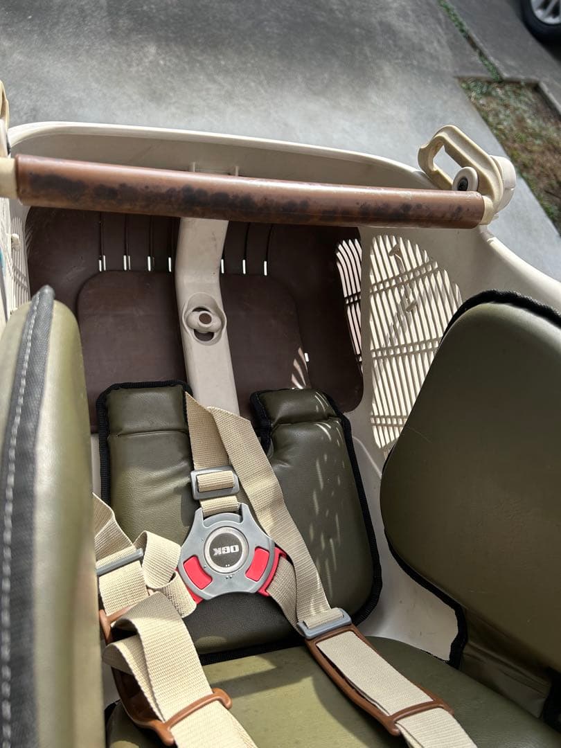 【子ども乗せ・点検済】３人乗り鍵付き自転車 ２６インチ　変速ギア　後輪　新品