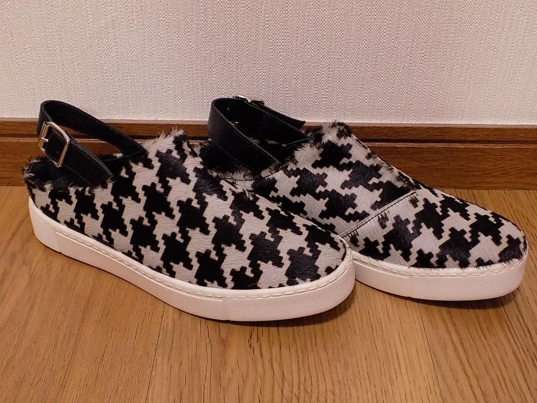 collection PRIVEE? ハラコバックベルトスニーカー　イタリア製