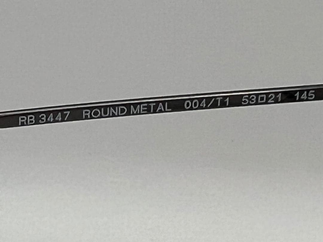 入手困難！Ray-Ban RB3447-004/T1EVOLVE調光キムタク