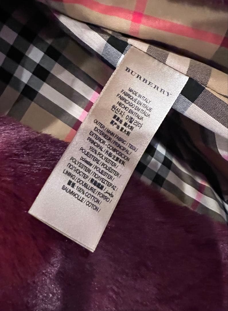 クリスマスSALE☆新品未使用タグ付き BURBERRY バーバリー ケープ