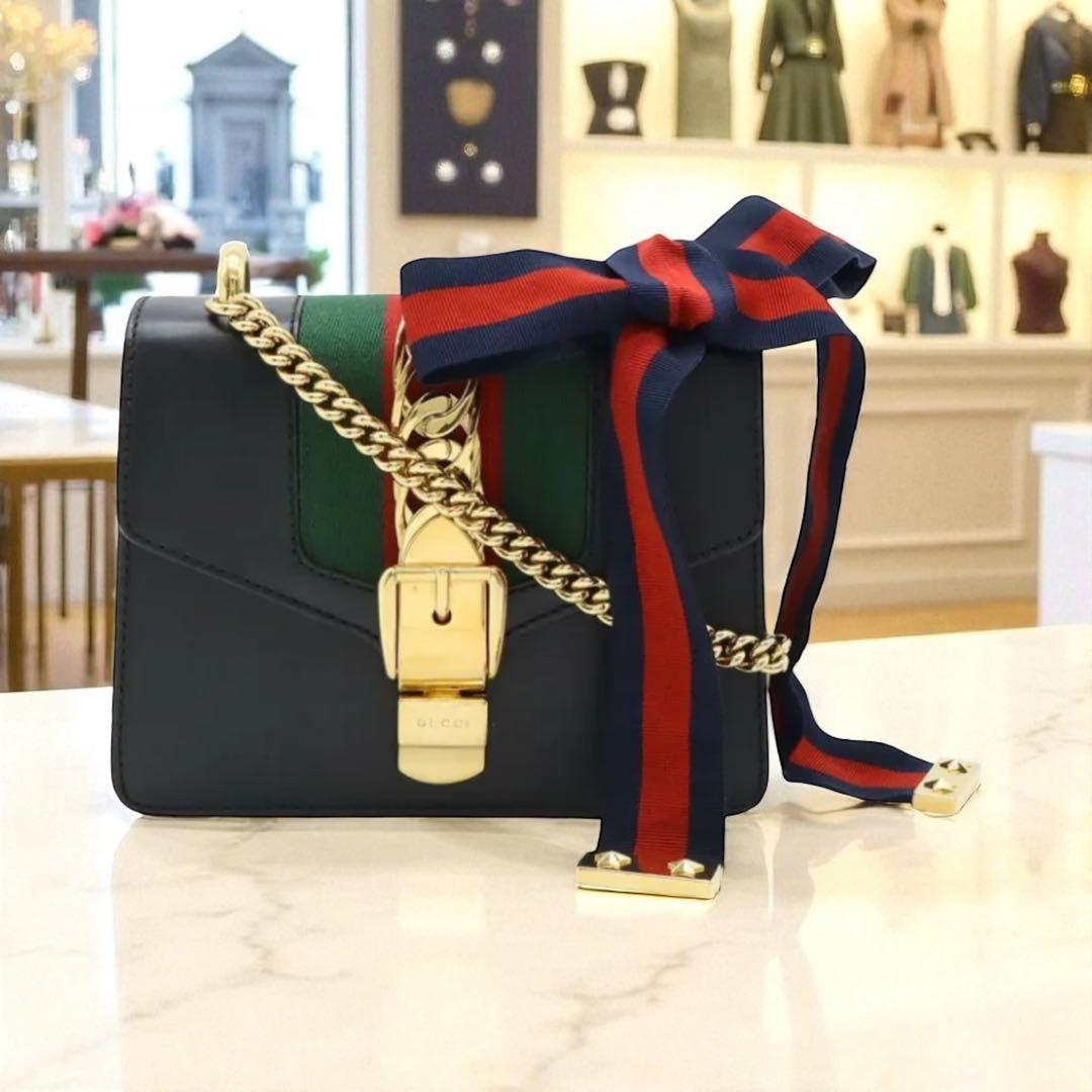 Andy Drei 様GUCCI シルヴィ ショルダーバッグ ブラック