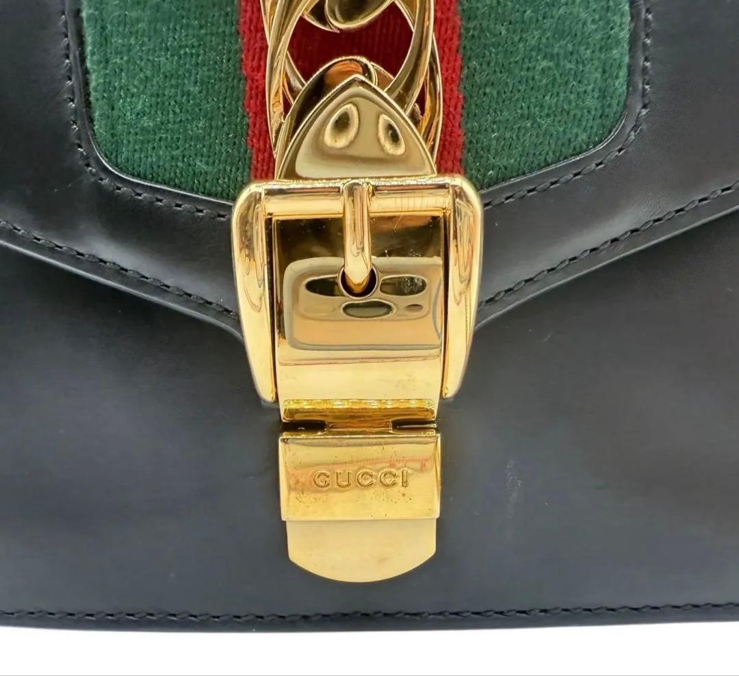 Andy Drei 様GUCCI シルヴィ ショルダーバッグ ブラック