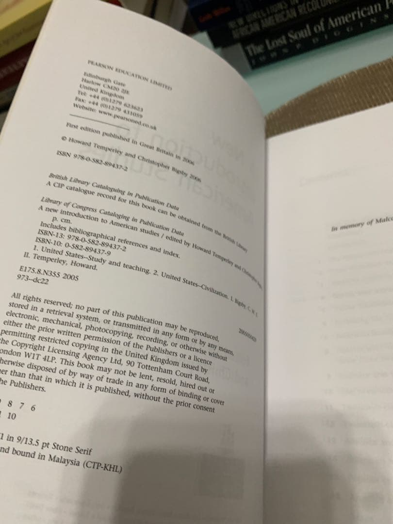 洋書 A New Introduction to American Studies