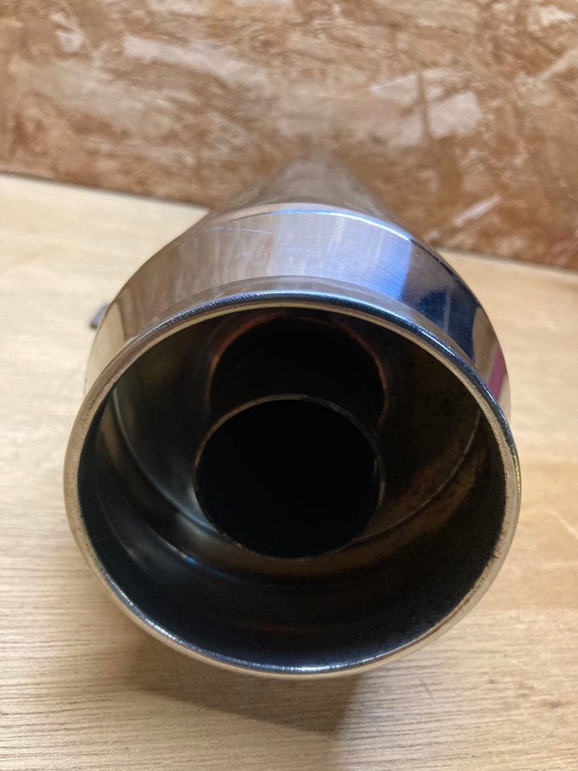 GB350S スリップオンマフラー　メガホン　ステンレス