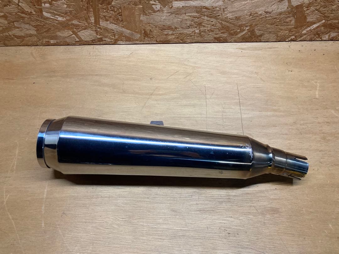 GB350S スリップオンマフラー　メガホン　ステンレス