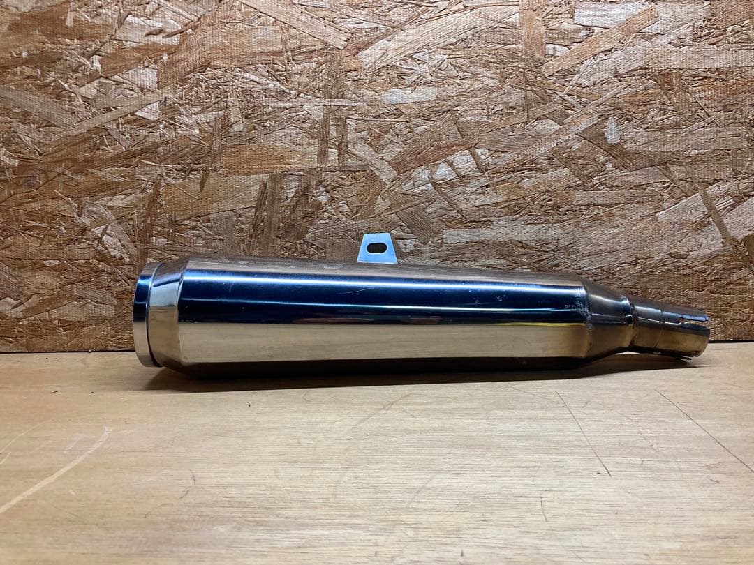 GB350S スリップオンマフラー　メガホン　ステンレス