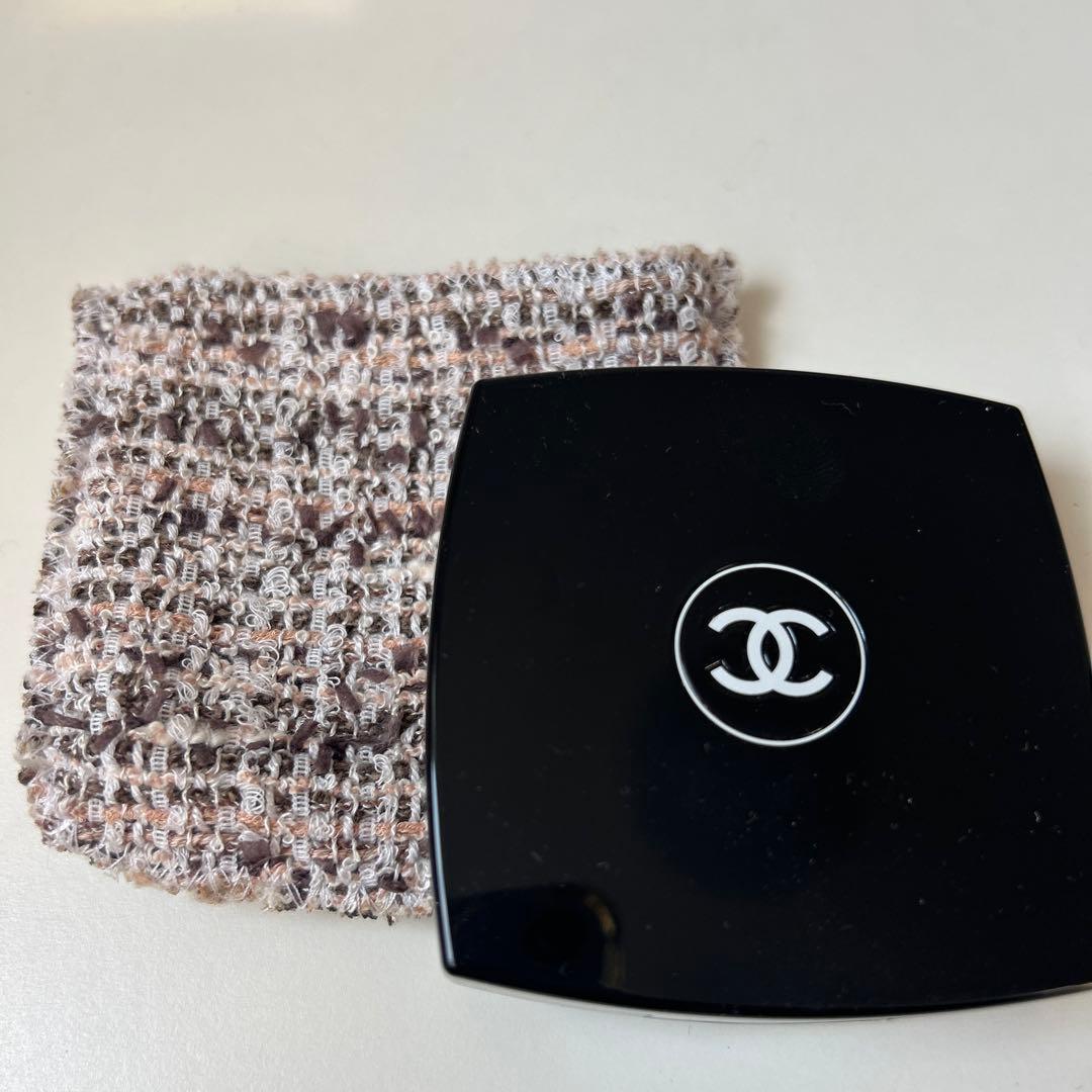 CHANEL レキャトルオンブルツイード04ツイードブラウンエローズ