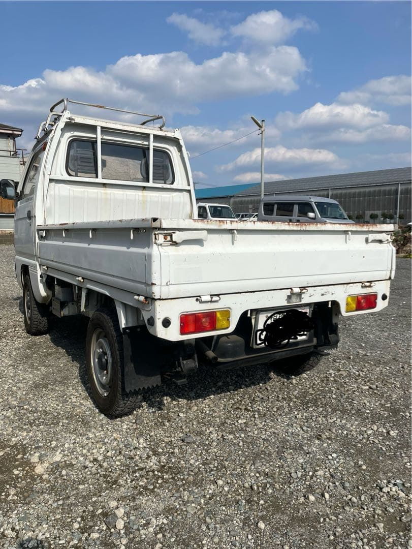 当時物平成２年式スズキキャリー５速４駆ＡＣ付軽トラ❗️キャリートラック❗️