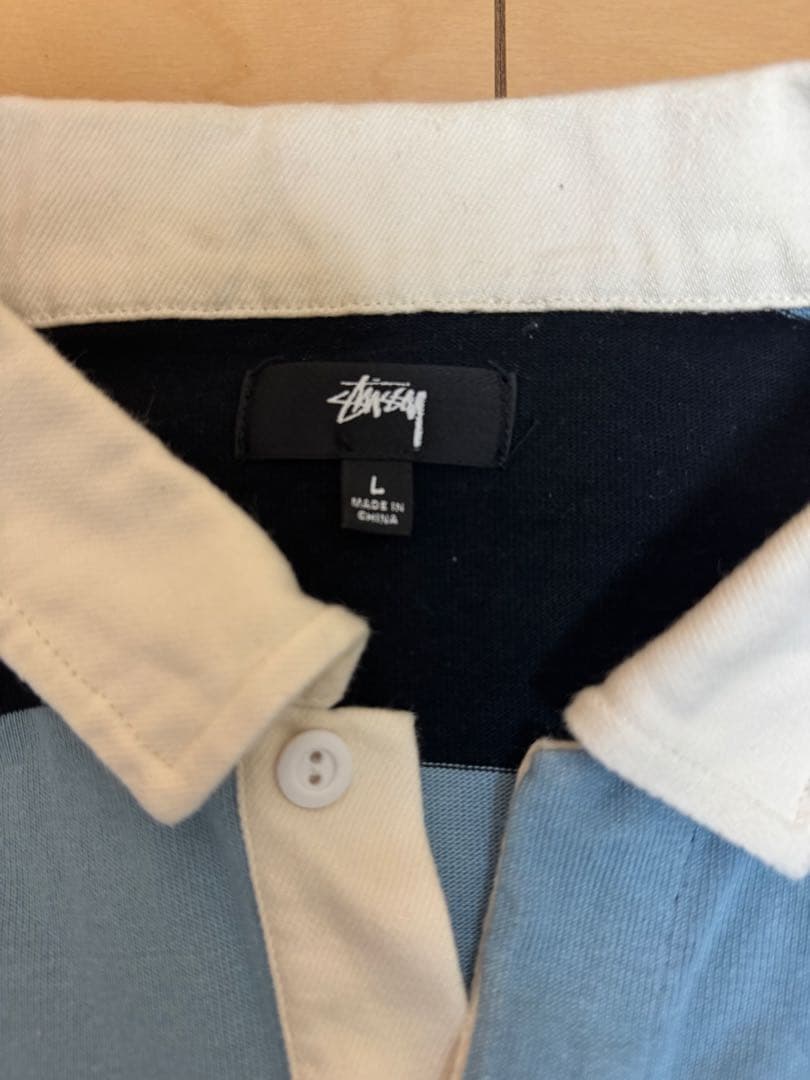 Stussy ストライプ ラガーシャツ Lサイズ