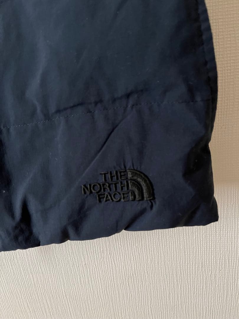 THE NORTH FACEダウンベスト ジップアップロゴ刺繍