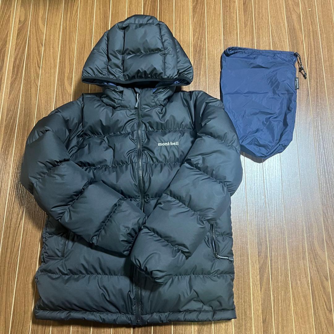 モンベル キッズ 160cm トラベルダウンパーカ