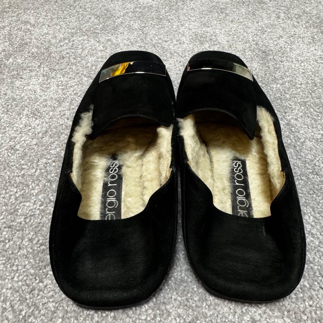 セルジオロッシスリッパフラットパンプスsr1 36 ボア