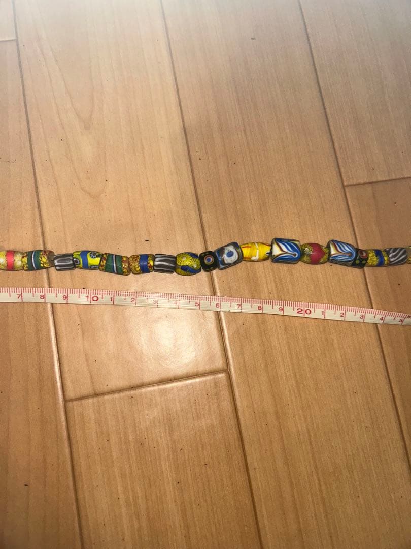 トンボ玉　アフリカ　ヴェネチア　アンティーク　ビンテージ　ビーズ　ネックレス