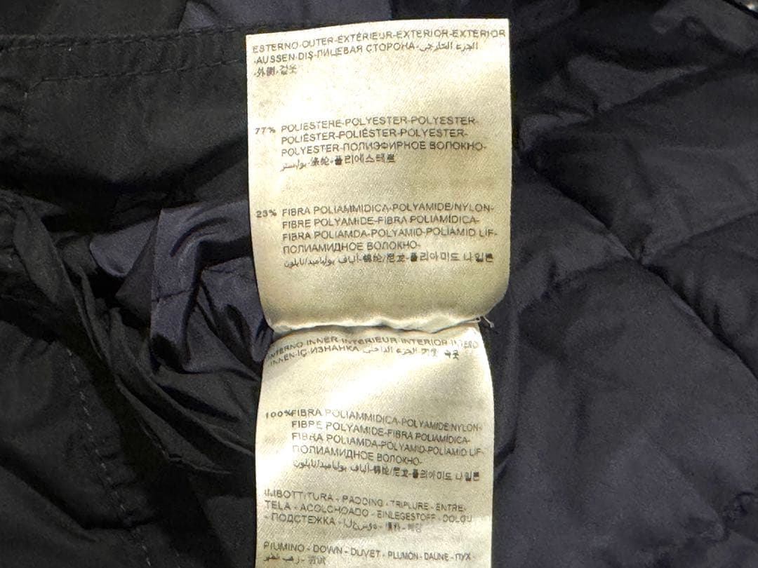 モンクレールチェスターダウンコートサイズ1黒