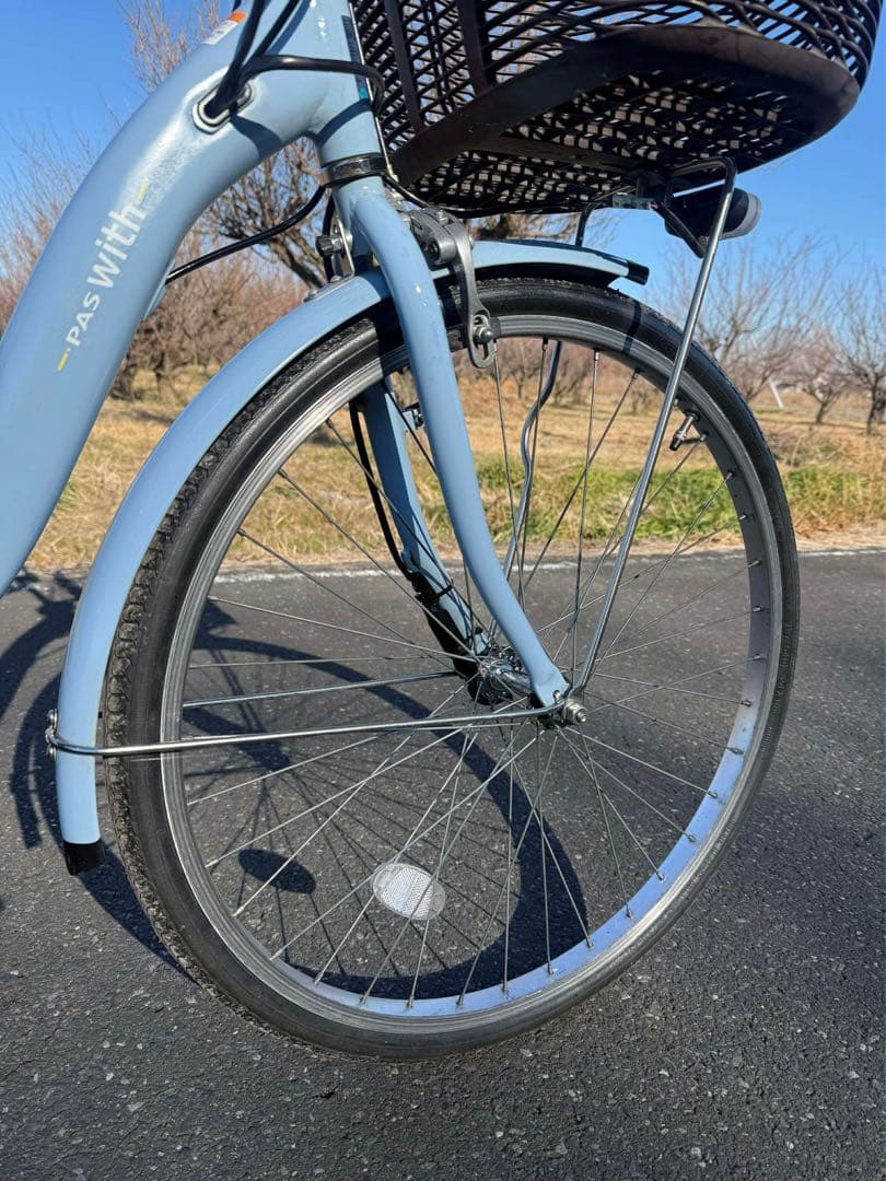 ヤマハ製、24インチの自転車です。