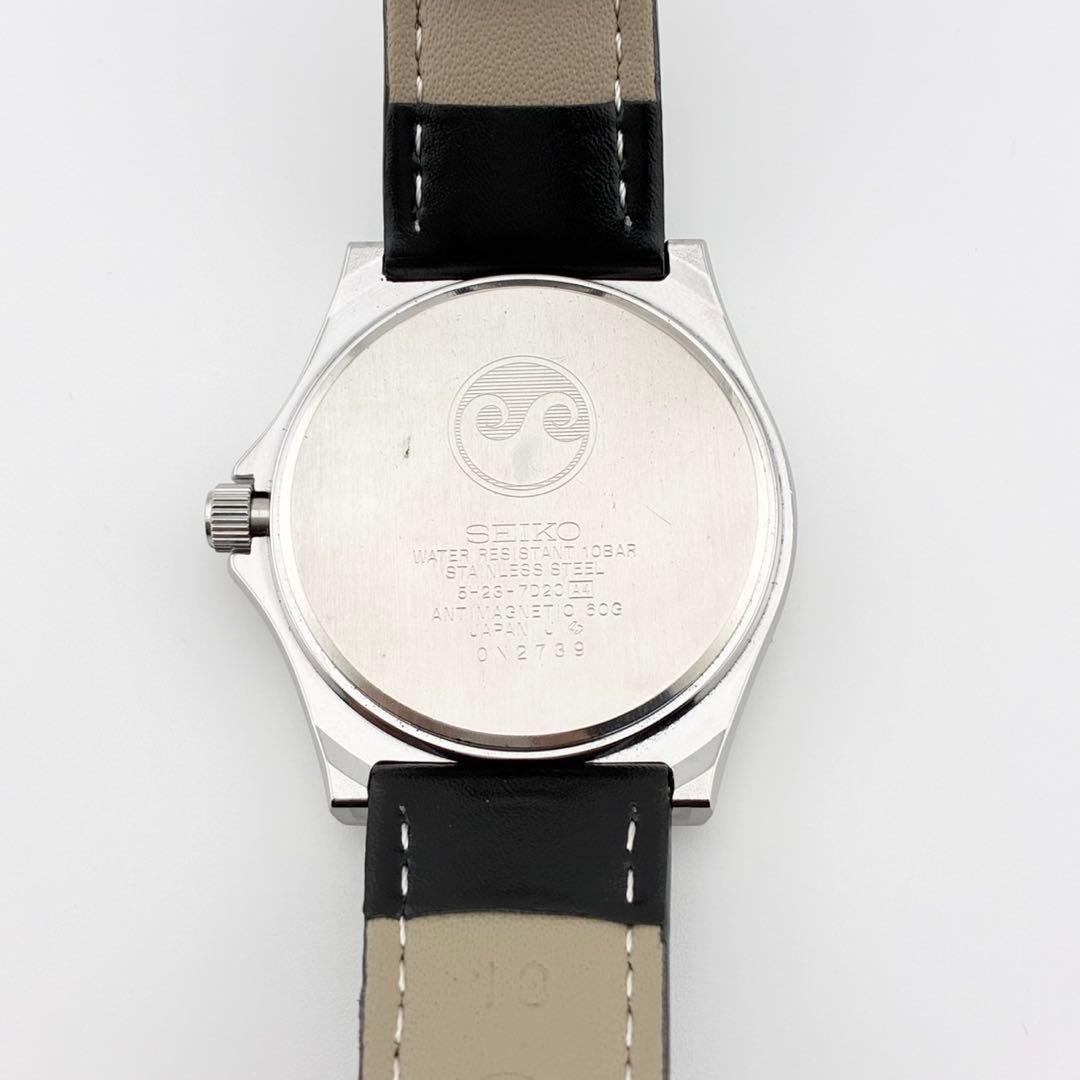 【電池交換済】SEIKO　CRONOS　腕時計　デイデイト　新品ベルト　クォーツ