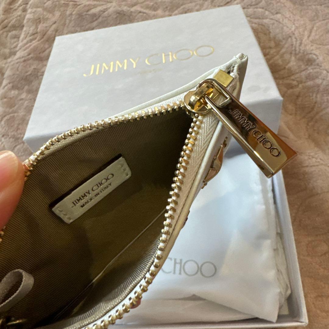 ジミーチュウ　ケース　キーホルダー　白　新品未使用