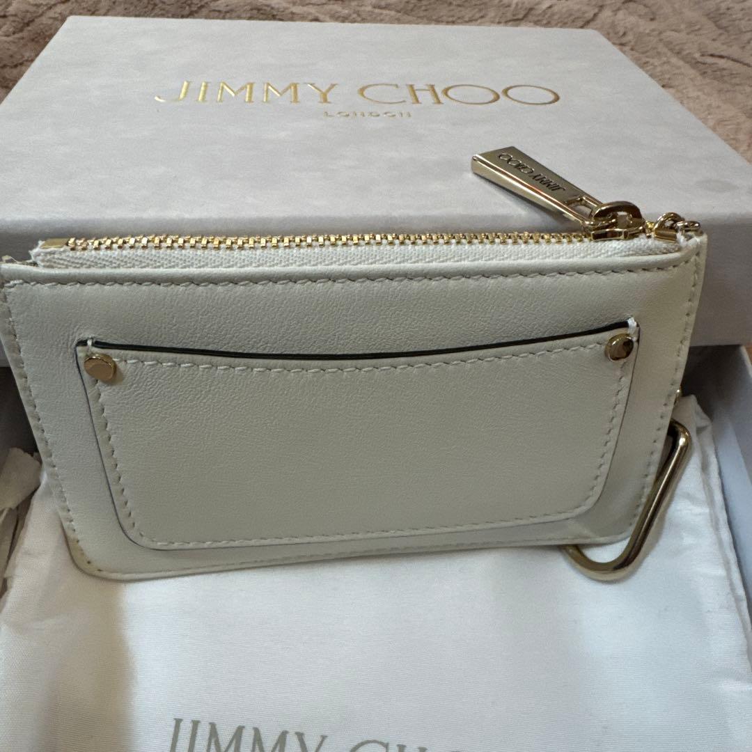 ジミーチュウ　ケース　キーホルダー　白　新品未使用