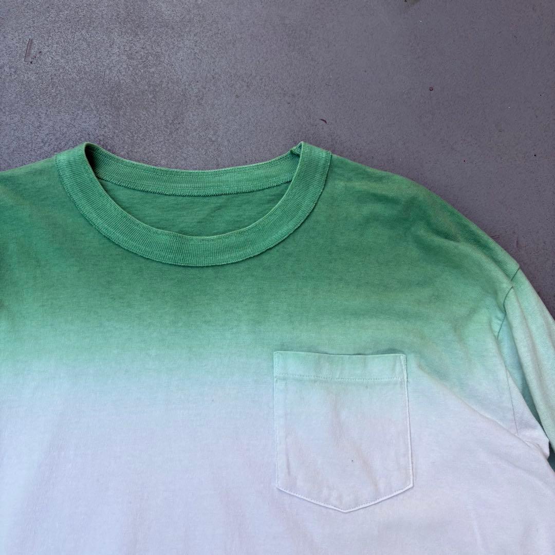 Sacai グラデーション　スナップボタン　長袖　tシャツ　ロンt カットソー