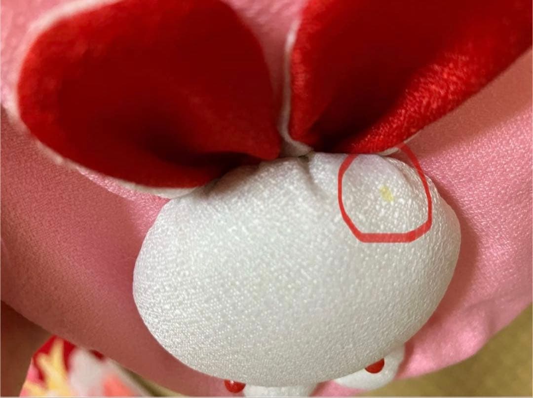 七五三3歳　女の子　着物セット　髪飾り付き